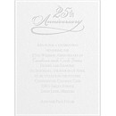 25 Years Celebration Anniversary Invitation