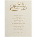 50 Years Celebration Anniversary Invitation