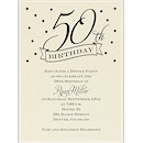 50th Confetti Birthday Party Invitation