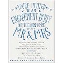 Almost Mr. and Mrs. Engagement Party Invitation