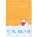 Beach Scene Party Invitation