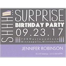 Birthday Caper in Slate Birthday Party Magnet