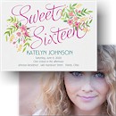 Boho Sixteen Sweet Sixteen Party Invitation