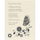 Butterfly Innocence Birthday Party Invitation