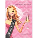 Champagne Toast Bachelorette Party Invitation