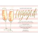 Cheers to Us Engagement Party Invitation