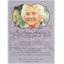 Cherished Memories Sympathy Acknowledgement Card