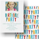 Colorful Birthday Party Invitation