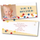 Confetti Celebration Birthday Party Invitation