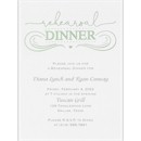 Contemporary Feast Rehearsal Dinner Invitation