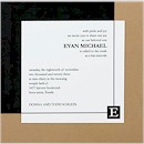 Contemporary Trio Suite A Party Invitation