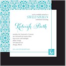 Contemporary Trio Suite D Party Invitation