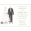 Couple Dress Form Rehearsal Dinner Invitation