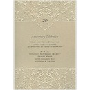 Damask Crest Anniversary Party Invitation