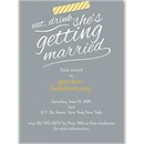 Eat Drink Party Bachelorette Party Invitation