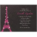 Eiffel Tower Invitation