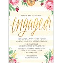 Engagement Stripes Engagement Party Invitation