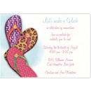 Fashionable Flip Flops Party Invitation