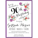 Floral Garden Birthday Party Invitation