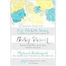 Floral Shimmer Suite B Party Invitation