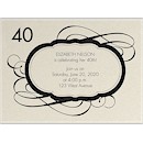 Flourish Birthday Party Invitation