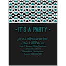 Geometric Deco Party Invitation