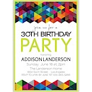 Geometric Suite B Party Invitation
