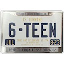 License Plate Suite A Party Invitation