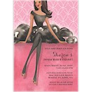 Lovely Black Dress Multicultural Party Invitation