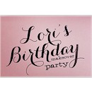 Makeover Birthday Party Invitation
