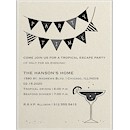 Margarita Glass Cocktail Party Invitation