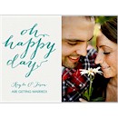Oh Happy Day Photo Engagement Party Invitation