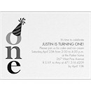 One Birthday Party Invitation
