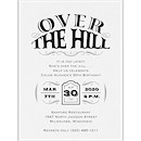 Over the Hill Birthday Party Invitation