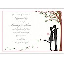 Pink Petals Engagement Party Invitation