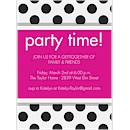 Polka Dot Party Invitation