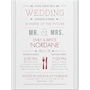 Practice and Party Rehearsal Dinner Invitation