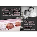 Precious Cross Suite B Baptism Invitation