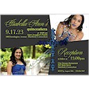 Precious Cross Suite D Quinceañera Invitation