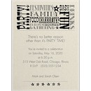 Reasons to Celebrate Party Invitation