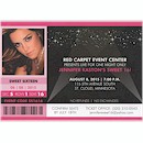 Red Carpet Event Birthday Party Invitation