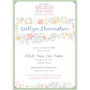 Retro Floral Suite B Party Invitation