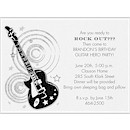 Rockin' Guitar Birthday Party Invitation