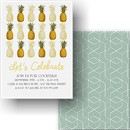 Shiny Pineapple Party Invitation