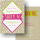 Sixteen Shine 16th Birthday Party Invitation