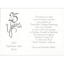 Sterling 25th Anniversary Invitation