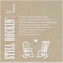 Still Rockin' Anniversary Party Invitation