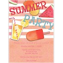 Summer Essentials in Orange Party Invitation