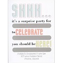 Surprise Reveal Surprise Party Invitation