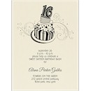 Sweet 16 Fun Birthday Party Invitation